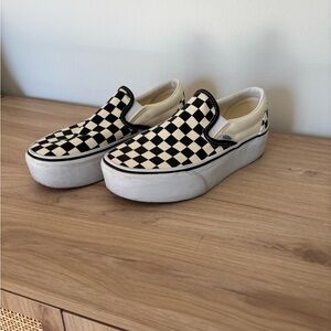Vans Checkerboard Slip-On Sneakers